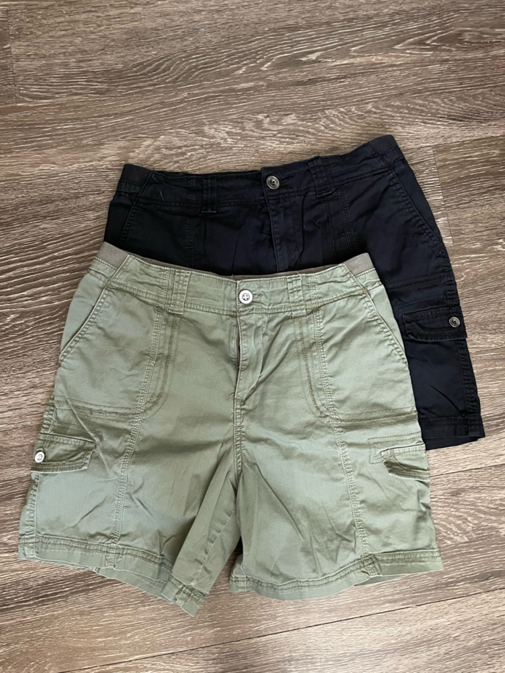 Style & Co. Olive Green Elastic-Waist Skirt